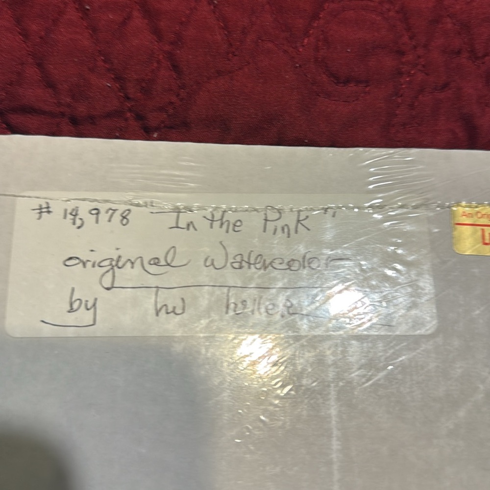 Lu Fuller Original Painting “In the Pink” - Picture 10 of 10
